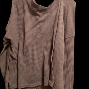 Cozy Drop Shoulder Ribbed Knit Sweater